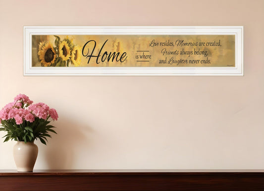 Home ISE 1 White Framed Print Wall Art - Homeroots