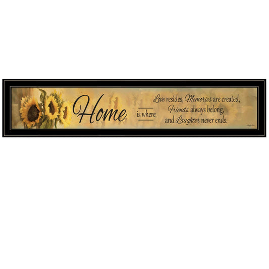 Home ISE 2 Black Framed Print Wall Art - Homeroots