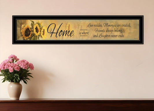 Home ISE 2 Black Framed Print Wall Art - Homeroots