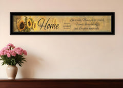 Home ISE 2 Black Framed Print Wall Art - Homeroots