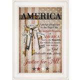 The Keys to Freedom 2 White Framed Print Wall Art - Homeroots - Flyclothing LLC