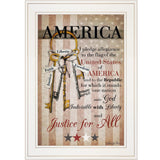 The Keys to Freedom 2 White Framed Print Wall Art - Homeroots