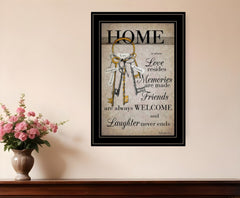 House Keys 2 Black Framed Print Wall Art - Homeroots