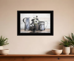 Floral Farmhouse I 2 Black Framed Print Wall Art - Homeroots