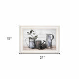 Floral Farmhouse II 1 White Framed Print Wall Art - Homeroots - Flyclothing LLC
