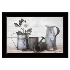 Floral Farmhouse II 2 Black Framed Print Wall Art - Homeroots