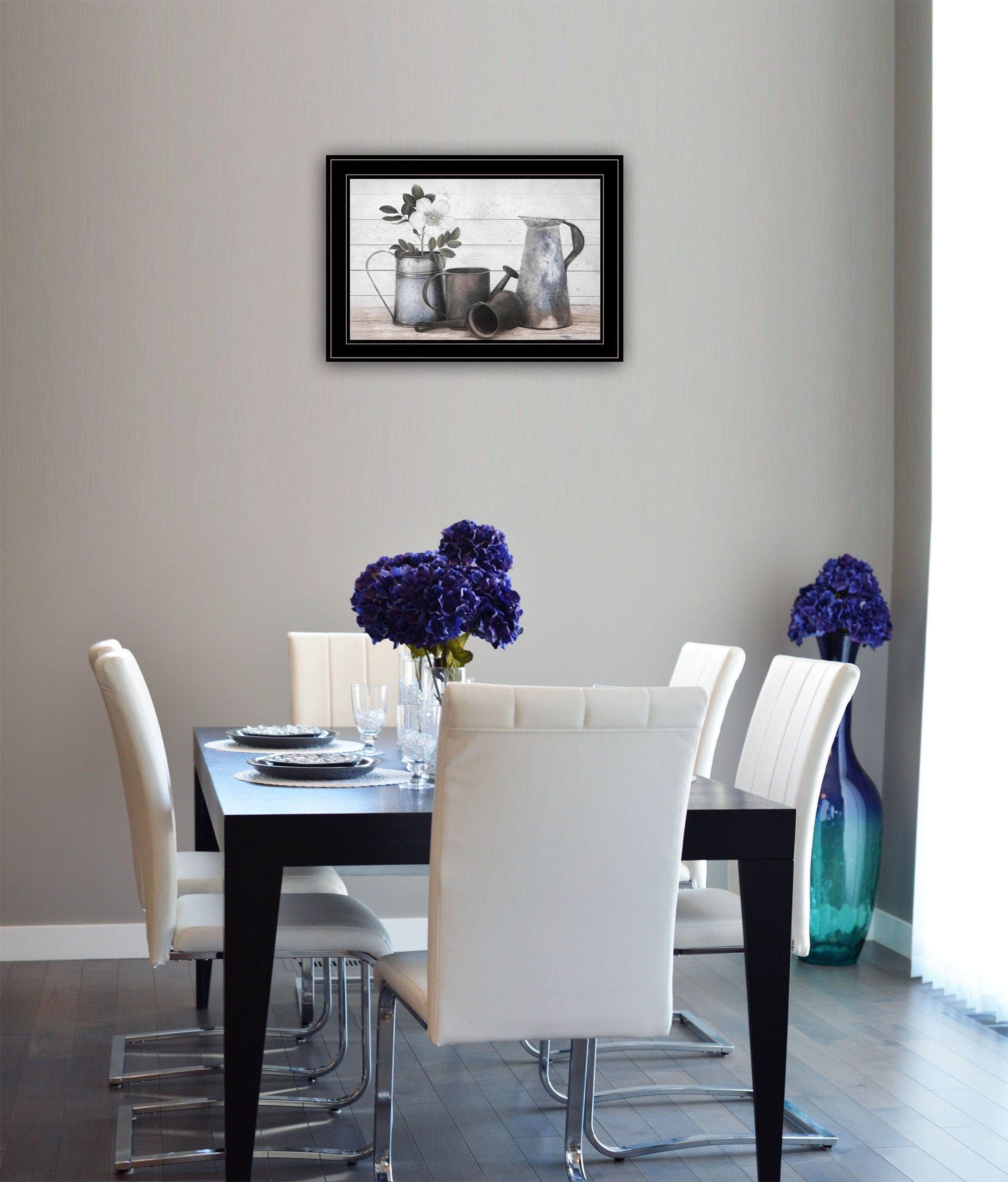 Floral Farmhouse II 2 Black Framed Print Wall Art - Homeroots