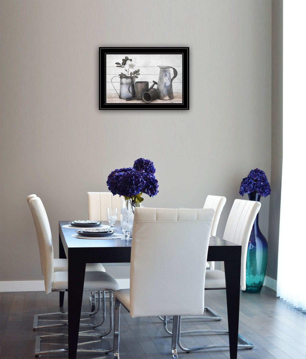 Floral Farmhouse II 2 Black Framed Print Wall Art - Homeroots - Flyclothing LLC