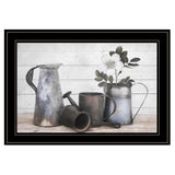 Floral Farmhouse II 2 Black Framed Print Wall Art - Homeroots