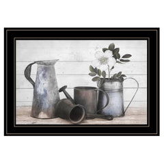 Floral Farmhouse II 2 Black Framed Print Wall Art - Homeroots