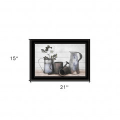 Floral Farmhouse II 2 Black Framed Print Wall Art - Homeroots