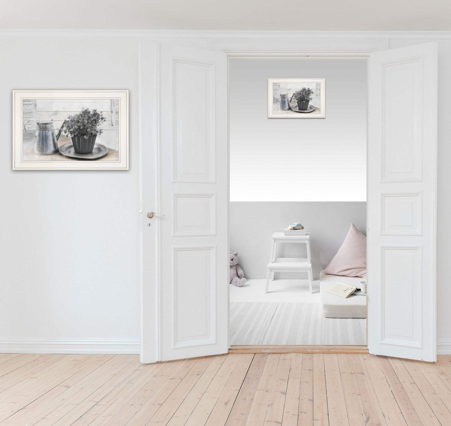 Light and Airy White Framed Print Wall Art - Homeroots - Flyclothing LLC