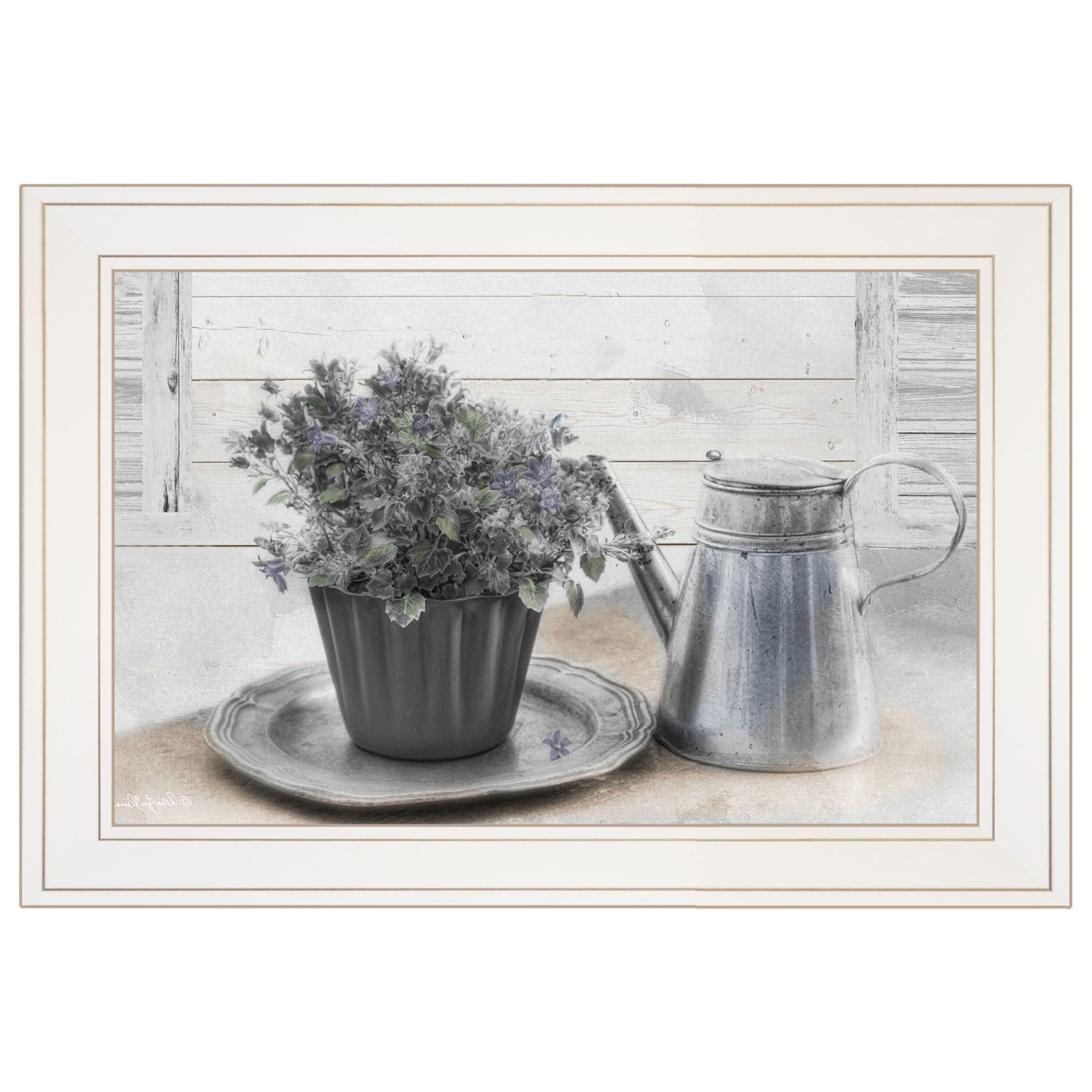 Light and Airy White Framed Print Wall Art - Homeroots
