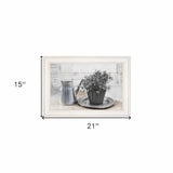 Light and Airy White Framed Print Wall Art - Homeroots - Flyclothing LLC