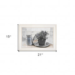 Light and Airy White Framed Print Wall Art - Homeroots
