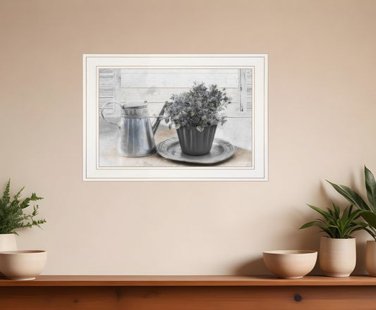 Light and Airy White Framed Print Wall Art - Homeroots