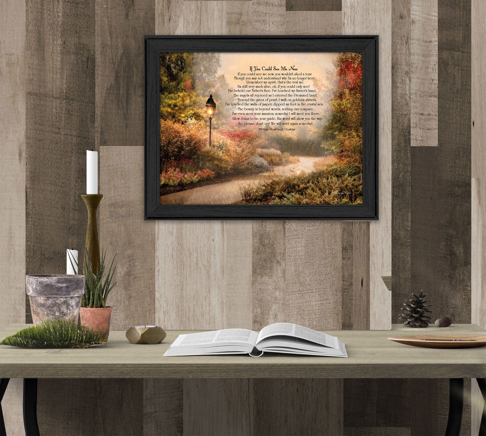 If You Could See Me Now 3 Black Framed Print Wall Art - Homeroots