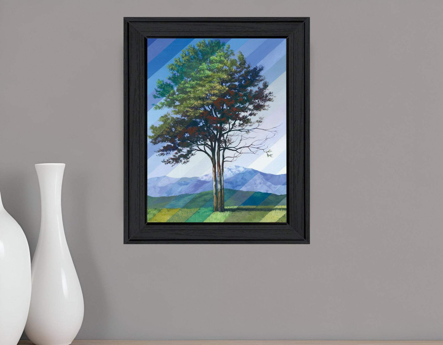 Catching Light as Time Passes 2 Black Framed Print Wall Art - Homeroots - Flyclothing LLC