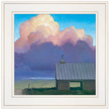 Through Rows 1 White Framed Print Wall Art - Homeroots