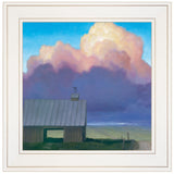 Through Rows 1 White Framed Print Wall Art - Homeroots