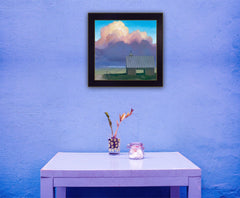 Through Rows 2 Black Framed Print Wall Art - Homeroots
