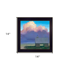 Through Rows 2 Black Framed Print Wall Art - Homeroots