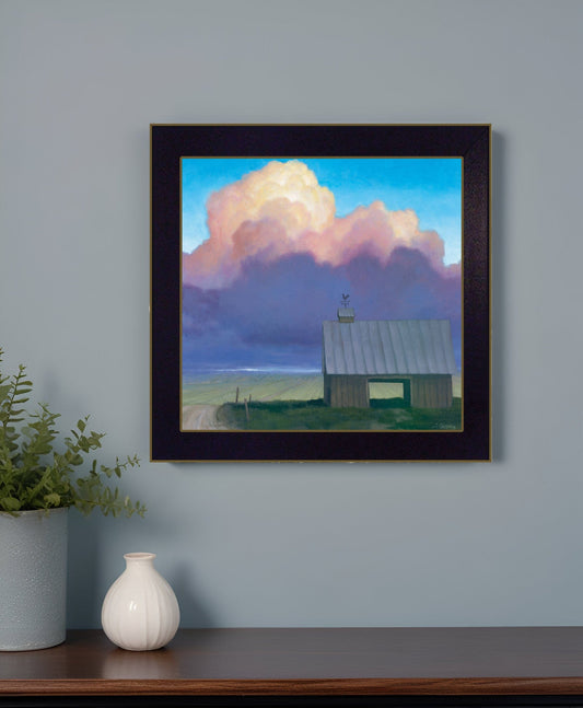 Through Rows 2 Black Framed Print Wall Art - Homeroots