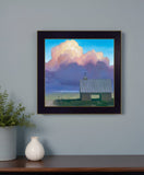 Through Rows 2 Black Framed Print Wall Art - Homeroots