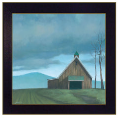 Lonesome Barn 2 Black Framed Print Wall Art - Homeroots