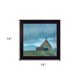 Lonesome Barn 2 Black Framed Print Wall Art - Homeroots - Flyclothing LLC