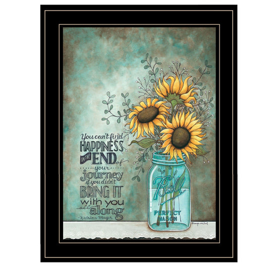 All Along 2 Black Framed Print Wall Art - Homeroots