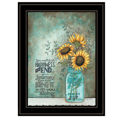 All Along 2 Black Framed Print Wall Art - Homeroots