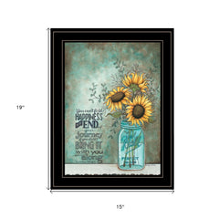All Along 2 Black Framed Print Wall Art - Homeroots