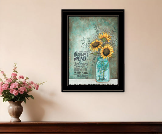 All Along 2 Black Framed Print Wall Art - Homeroots