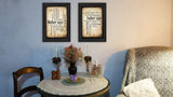 Set Of Two Parents Black Framed Print Wall Art - Homeroots - Flyclothing LLC