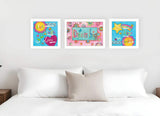 Set Of Three Dream White Framed Print Wall Art - Homeroots - Flyclothing LLC