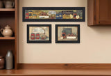 Set Of Three Kitchen Black Framed Print Kitchen Wall Art - Homeroots - Flyclothing LLC