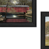 Set Of Two Bridges Black Framed Print Wall Art - Homeroots