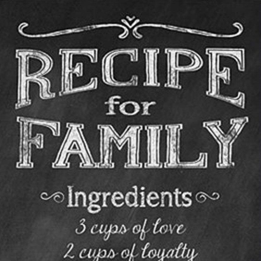 Set Of Two Family Recipe White Framed Print Wall Art - Homeroots - Flyclothing LLC