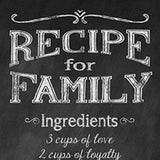 Set Of Two Family Recipe White Framed Print Wall Art - Homeroots - Flyclothing LLC