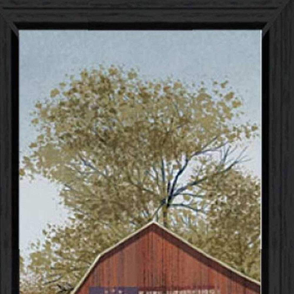 Set Of Two Country Barns 3 Black Framed Print Wall Art - Homeroots - Flyclothing LLC