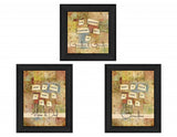 Set Of Three Child Collection Black Framed Print Wall Art - Homeroots - Flyclothing LLC