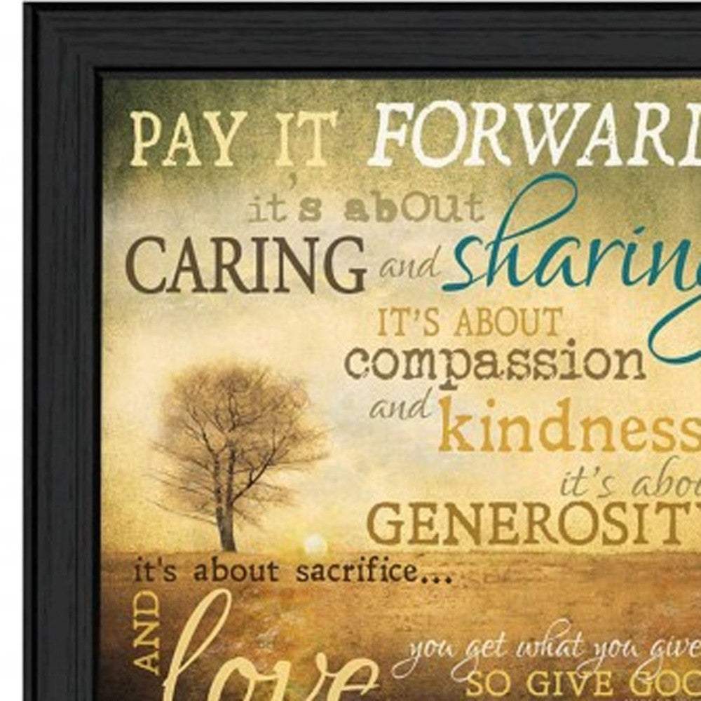 Set Of Two Meaning 2 Black Framed Print Wall Art - Homeroots - Flyclothing LLC
