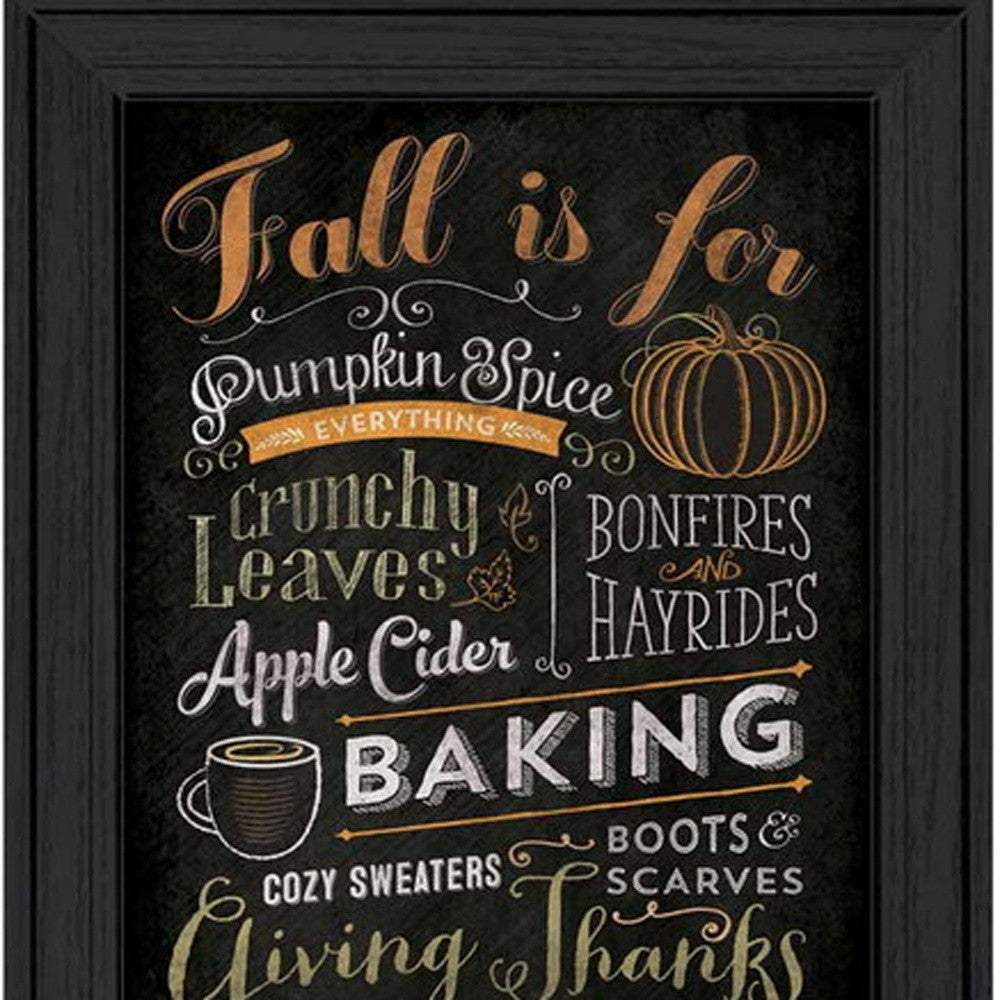 Set Of Two Pumpkin Patch Black Framed Print Wall Art - Homeroots - Flyclothing LLC