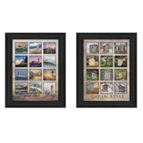 Set Of Two Light Your Way Black Framed Print Wall Art - Homeroots - Flyclothing LLC