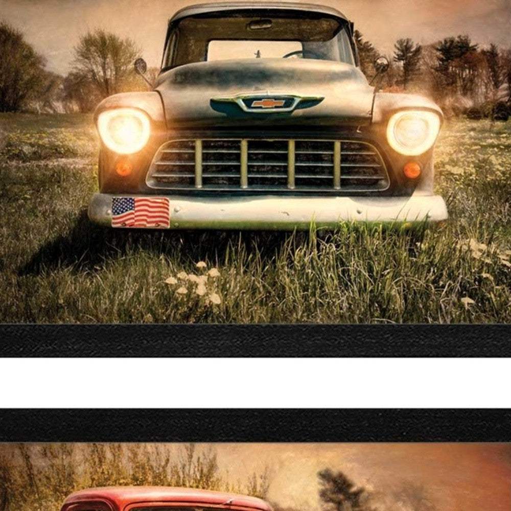 Set Of Two Vintage Trucks Black Framed Print Wall Art - Homeroots - Flyclothing LLC