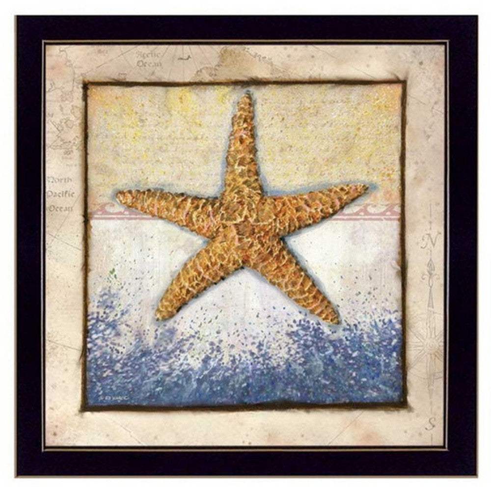 Set Of Two Sea Journey Black Framed Print Wall Art - Homeroots - Flyclothing LLC