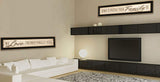 Set Of Two Love Family and Friends Black Framed Print Wall Art - Homeroots - Flyclothing LLC
