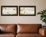 Set Of Two Plant Kindness Black Framed Print Wall Art - Homeroots