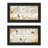 Set Of Two Plant Kindness Black Framed Print Wall Art - Homeroots - Flyclothing LLC